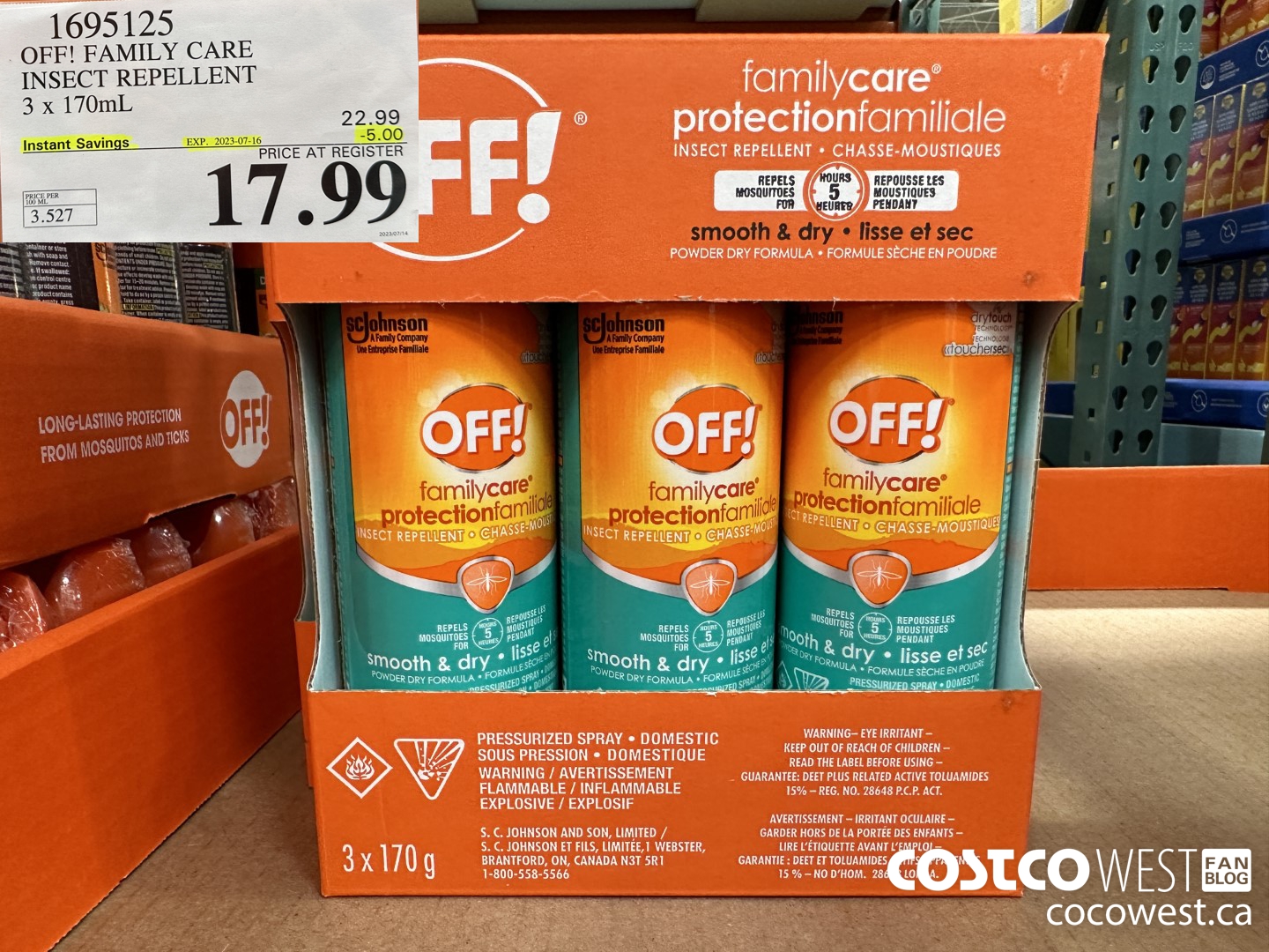 1695125 OFF! FAMILY CARE 3 PACK 3x 170mL ($5.00 INSTANT SAVINGS EXPIRES ON 2023-07-16) $17.99