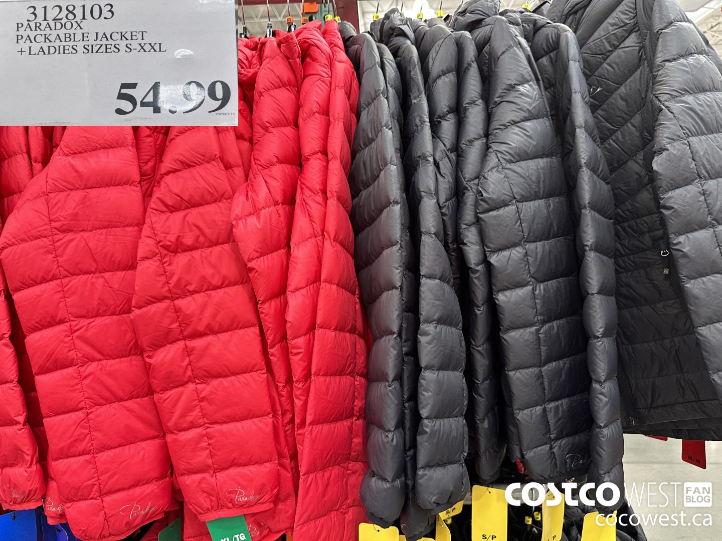 3128103 PARADOX PACKABLE JACKET LADIES SIZES S-XXL $54.99