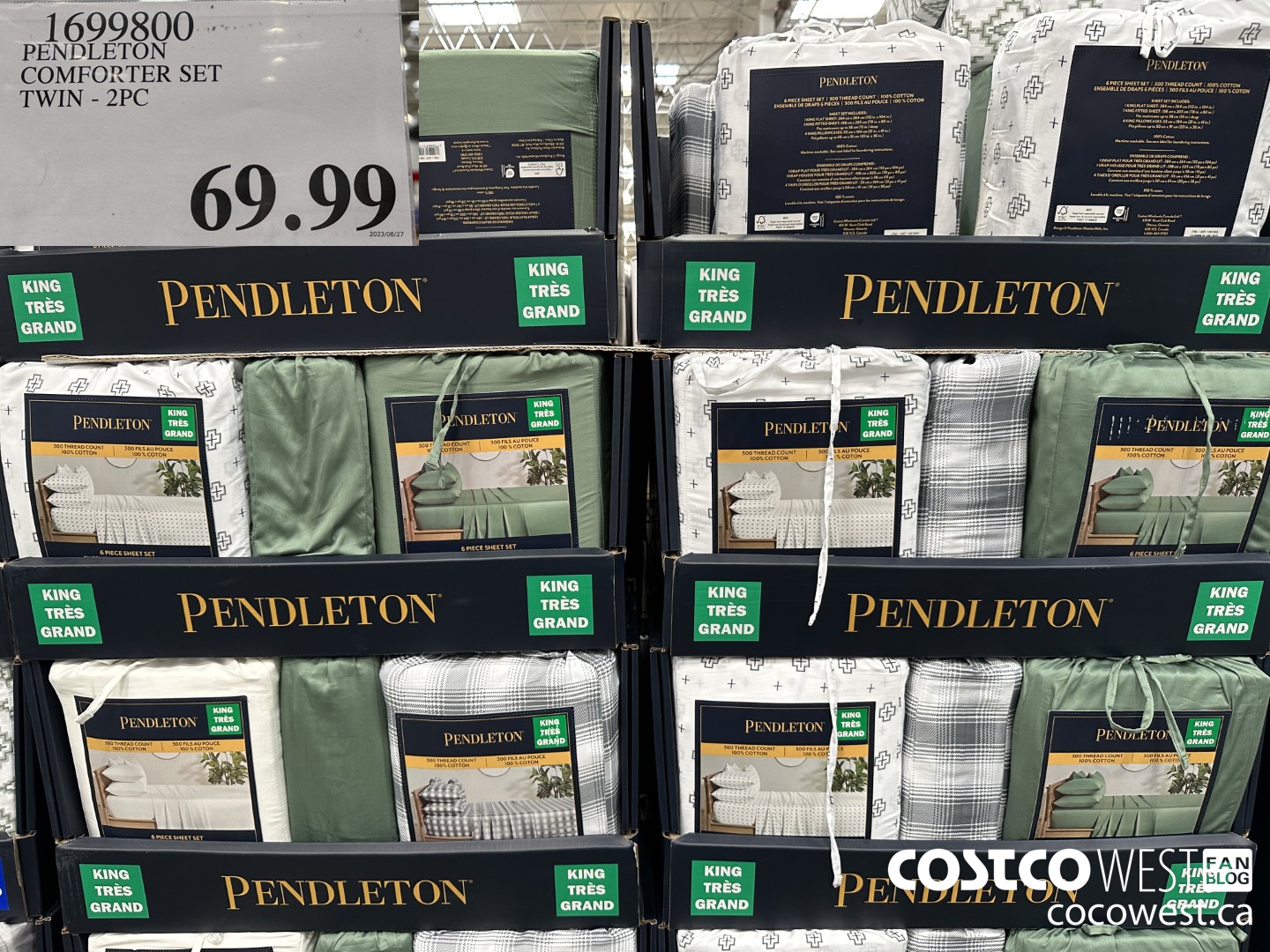 1699800 PENDLETON COMFORTER SET TWIN 2PC $69.99