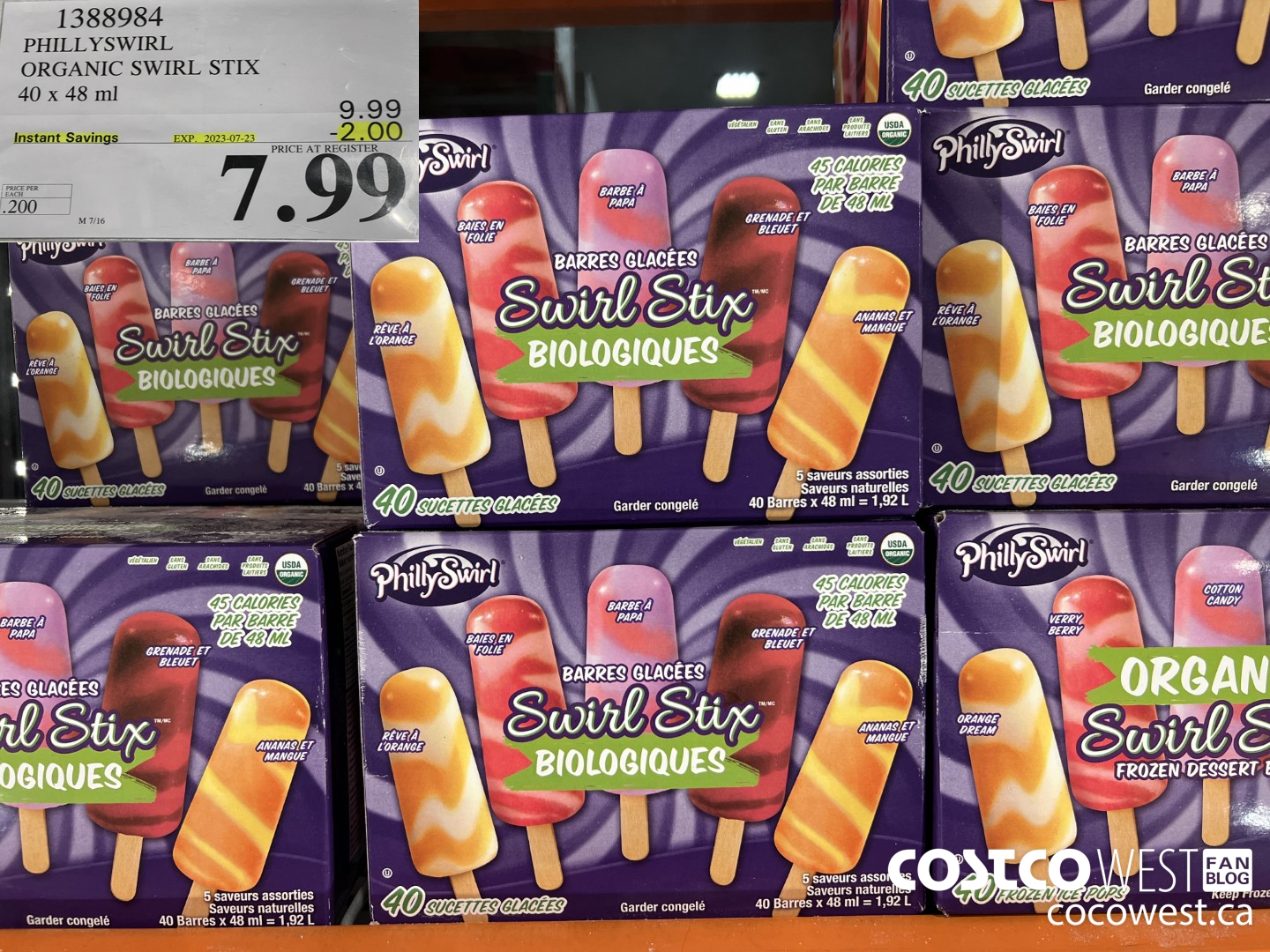 1388984 PHILLYSWIRL ORGANIC SWIRL STIX 40 x 48 ml ($2.00 INSTANT SAVINGS EXPIRES ON 2023-07-23) $7.99