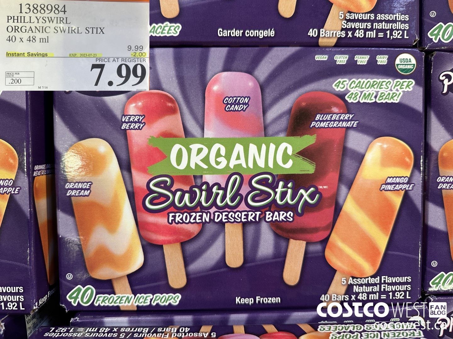 1388984 PHILLYSWIRL ORGANIC SWIRL STIX 40 x 48 ml ($2.00 INSTANT SAVINGS EXPIRES ON 2023-07-23) $7.99