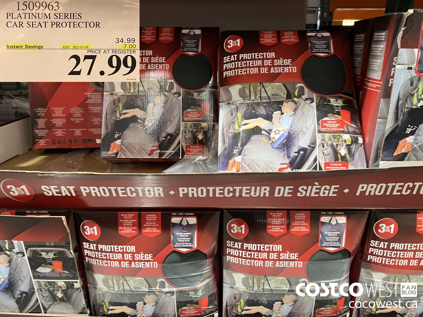 1509963 PLATINUM SERIES PET SEAT COVER ONE SIZE FITS MOST ($7.00 INSTANT SAVINGS EXPIRES ON 2023-07-09) $27.99