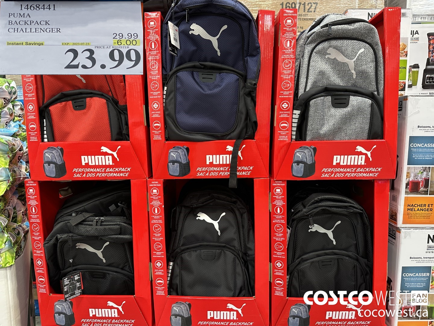 1468441 PUMA BACKPACK ($6.00 INSTANT SAVINGS EXPIRES ON 2023-07-23) $23.99