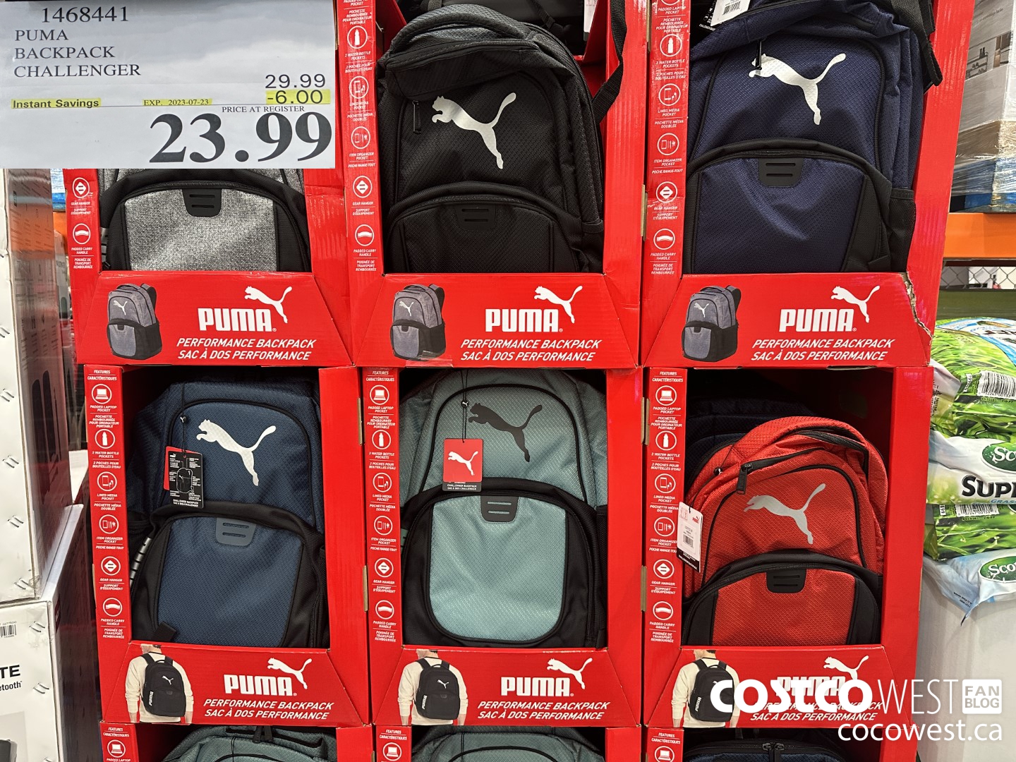 1468441 PUMA BACKPACK ($6.00 INSTANT SAVINGS EXPIRES ON 2023-07-23) $23.99