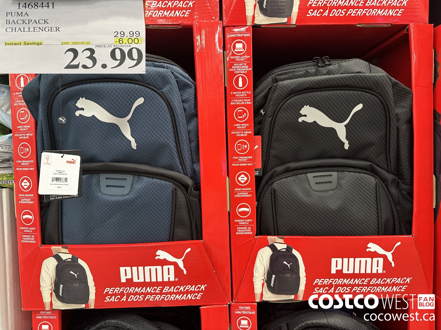 1468441 PUMA BACKPACK CHALLENGER ($6.00 INSTANT SAVINGS EXPIRES ON 2023-07-23) $23.99