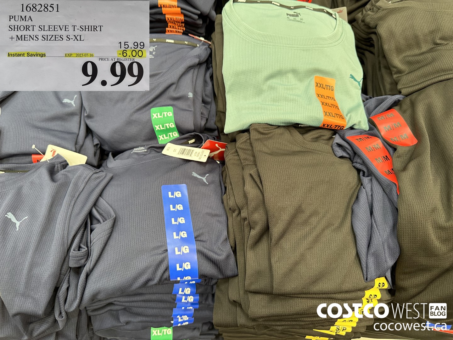 1682851 PUMA SHORT SLEEVE T-SHIRT MENS SIZES S-XXL ($6.00 INSTANT SAVINGS EXPIRES ON 2023-07-16) $9.99