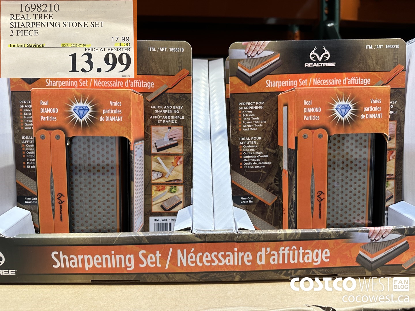 1698210 REAL TREE SHARPENING STONE SET 2 PIECE ($4.00 INSTANT SAVINGS EXPIRES ON 2023-07-30) $13.99