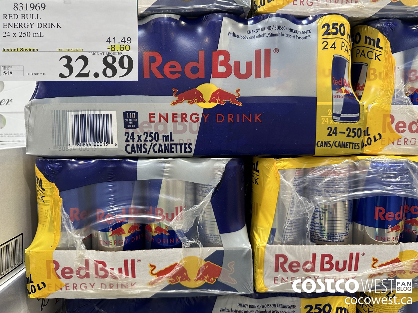 831969 RED BULL ENERGY DRINK ($8.60 INSTANT SAVINGS EXPIRES ON 2023-07-23) $32.89