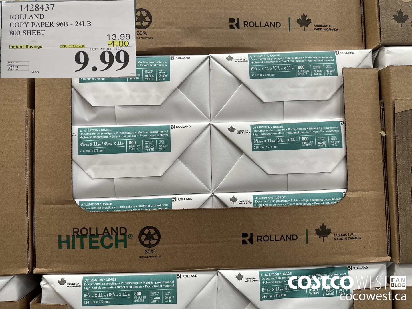 1428437 ROLLAND COPY PAPER 8.5