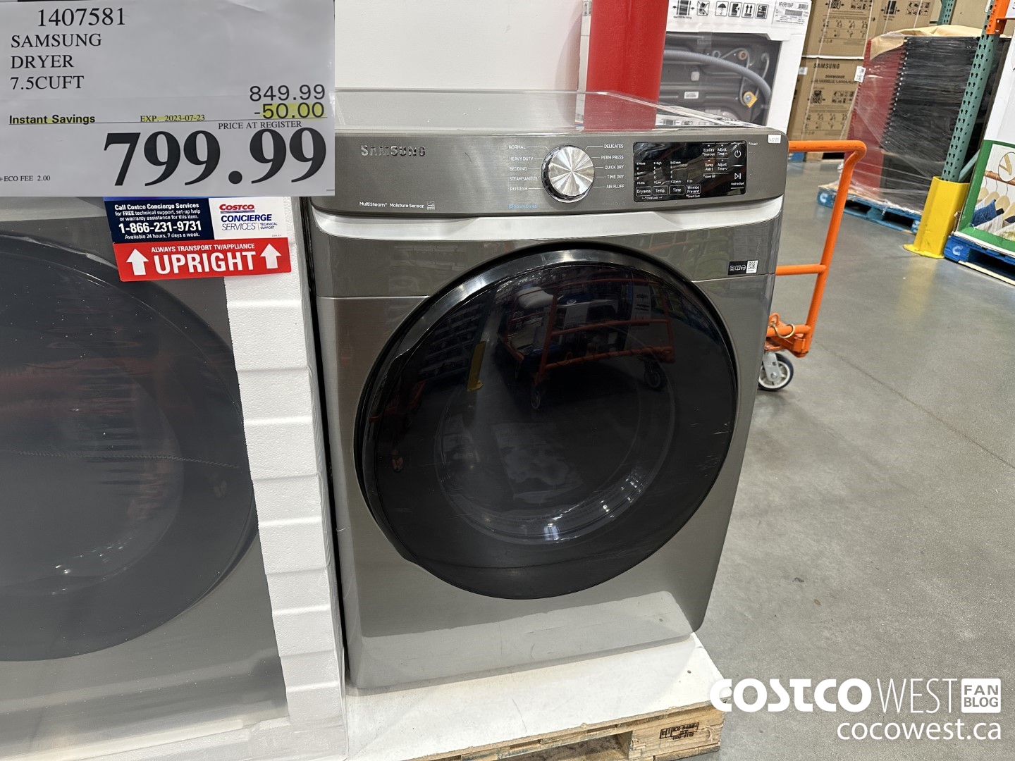 costco samsung front load washer