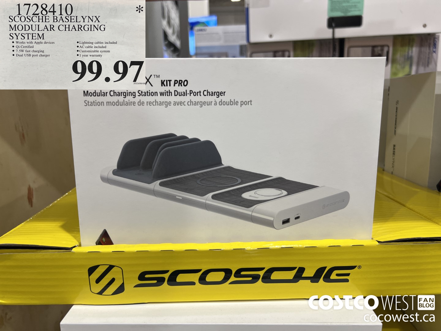 1728410 SCOSCHE BASELYNX MODULAR CHARGING SYSTEM $99.97