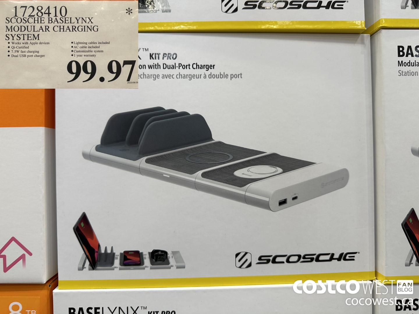 1728410 SCOSCHE BASELYNX MODULAR CHARGING SYSTEM $99.97
