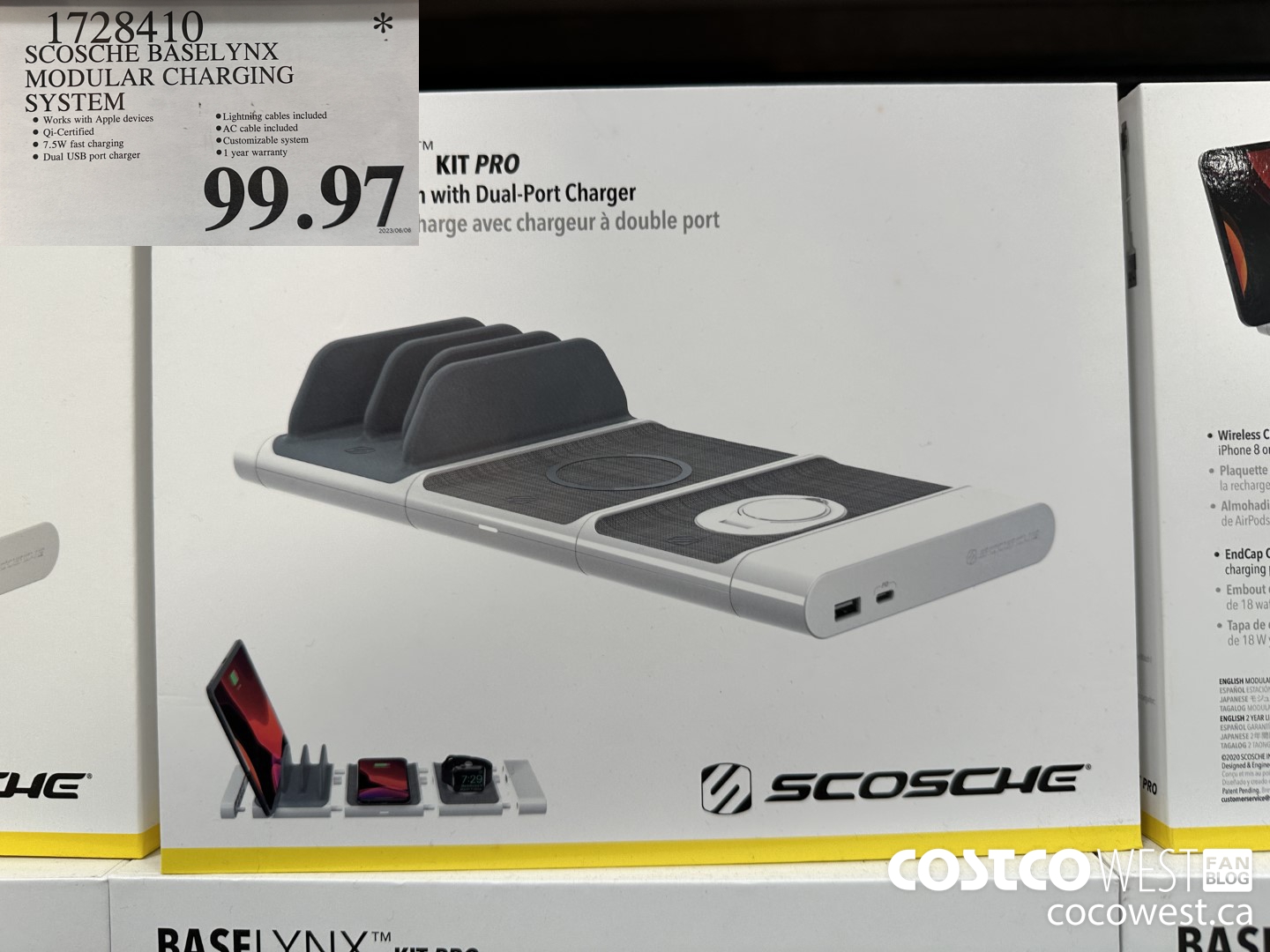 1728410 SCOSCHE BASELYNX MODULAR CHARGING SYSTEM $99.97