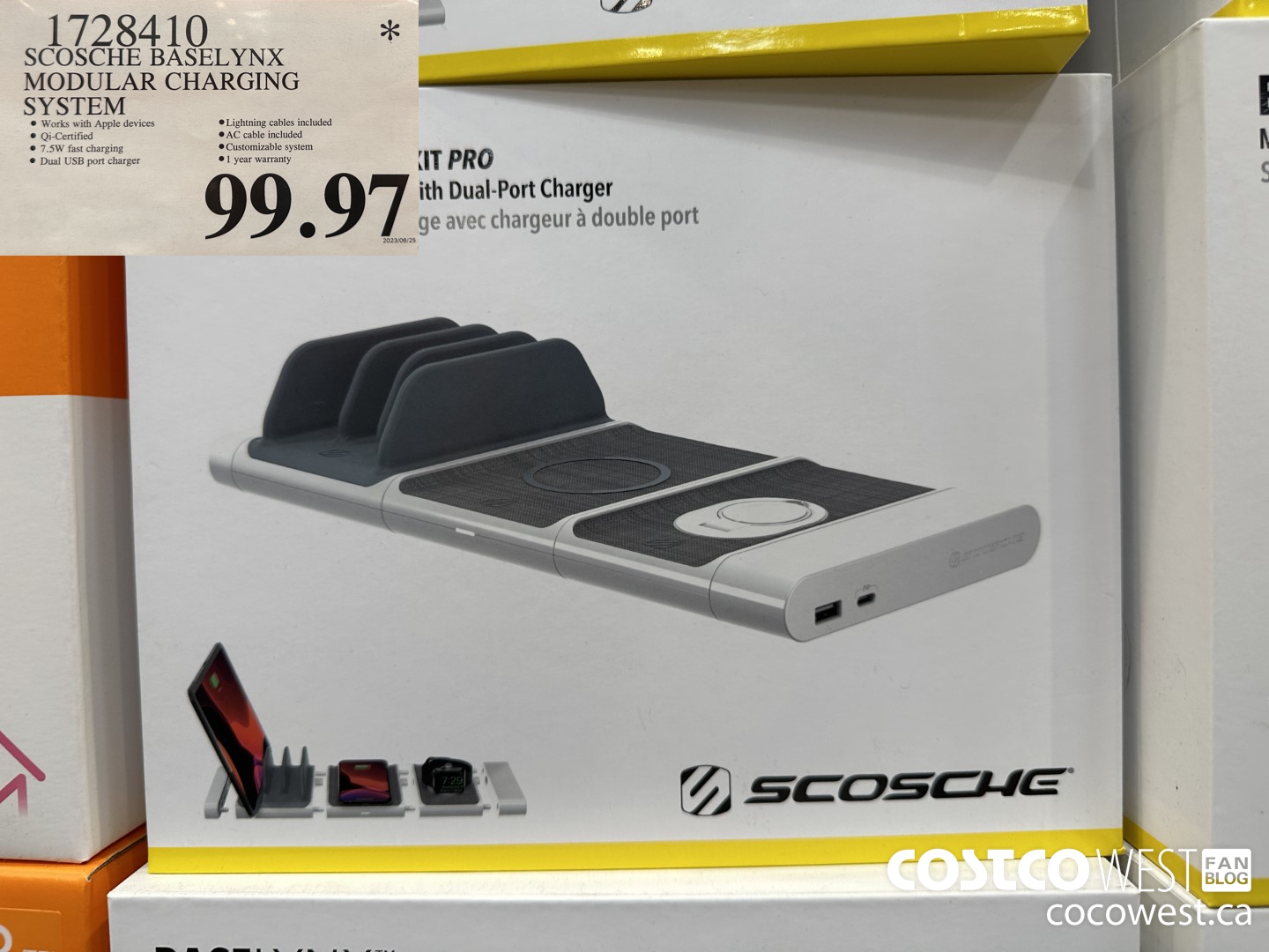 1728410 SCOSCHE BASELYNX MODULAR CHARGING SYSTEM $99.97