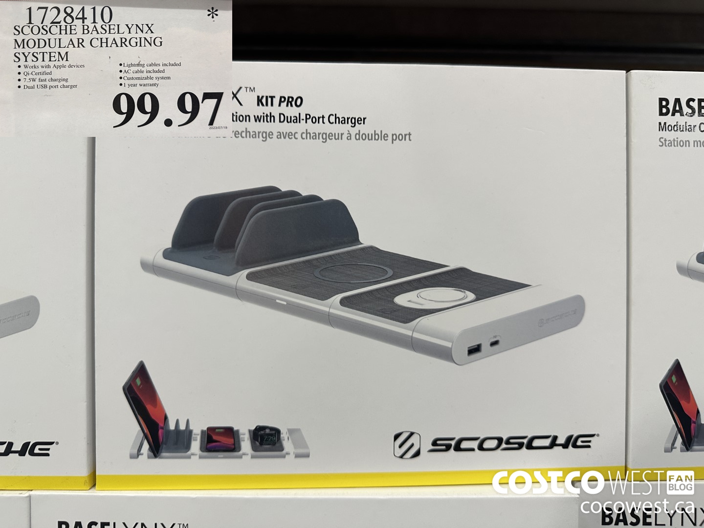 1728410 SCOSCHE BASELYNX MODULAR CHARGING SYSTEM $99.97