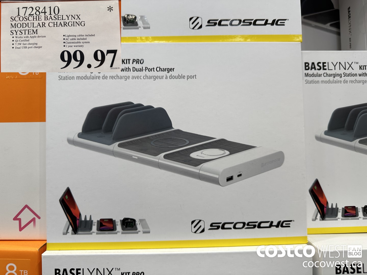 1728410 SCOSCHE BASELYNX MODULAR CHARGING SYSTEM $99.97