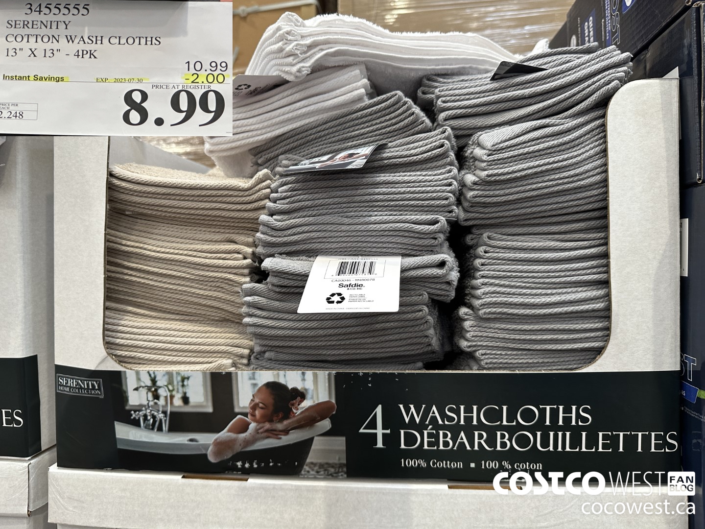 3455555 SERENITY WASH CLOTHS 13