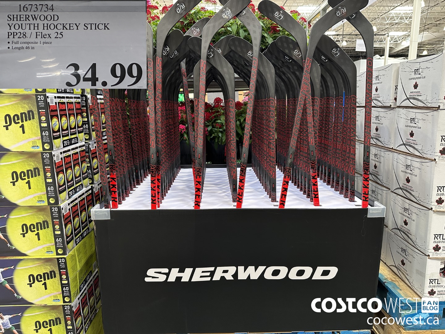 1673734 SHERWOOD YOUTH HOCKEY STICK PP28 / FLEX 25 $34.99