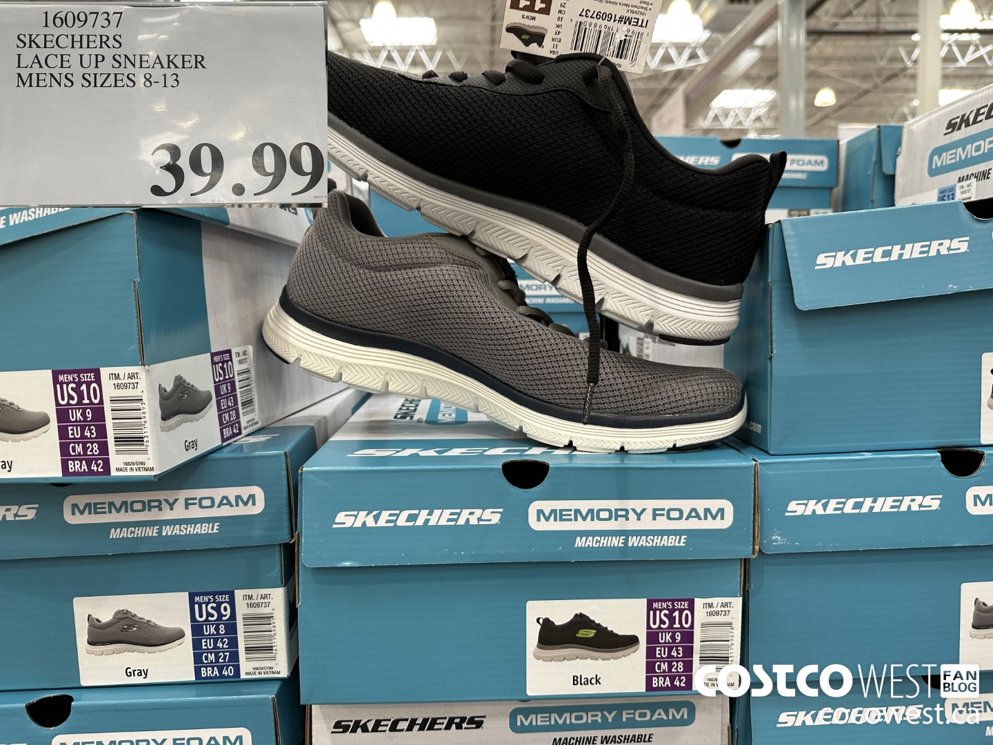 1609737 SKECHERS LACE UP SNEAKERS MENS SIZES 8-13 $39.99