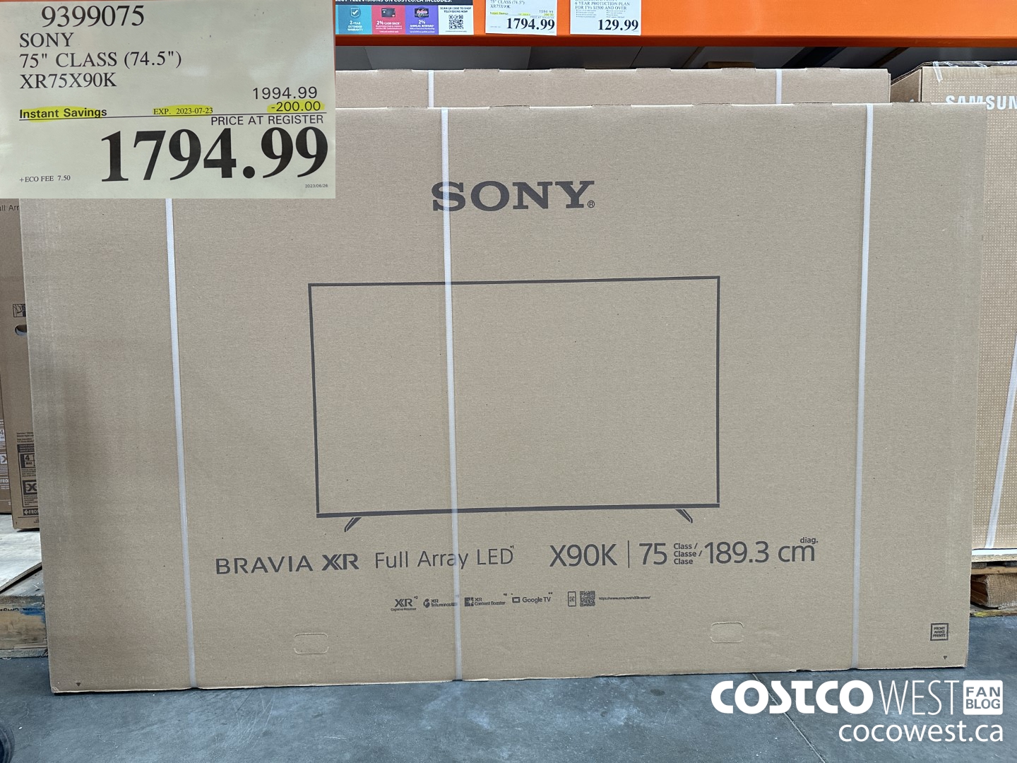 9399075 SONY 4K 75