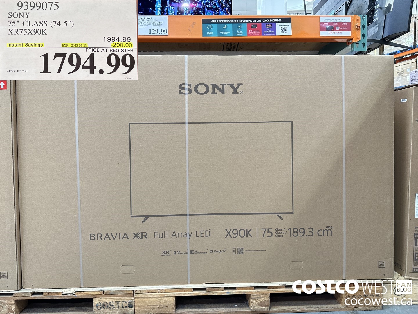 9399075 SONY 4K 75