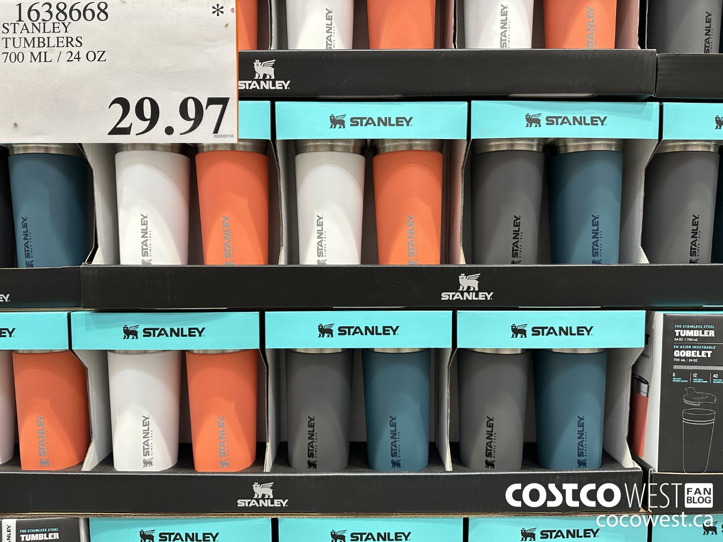 1638668 STANLEY TUMBLERS 700 ML / 24 OZ $29.97