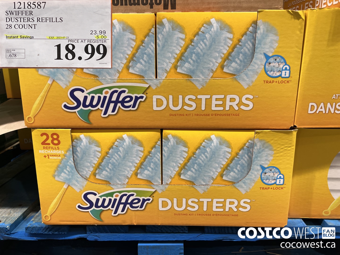 1218587 SWIFFER DUSTERS 28 COUNT ($5.00 INSTANT SAVINGS EXPIRES ON 2023-07-23) $18.99