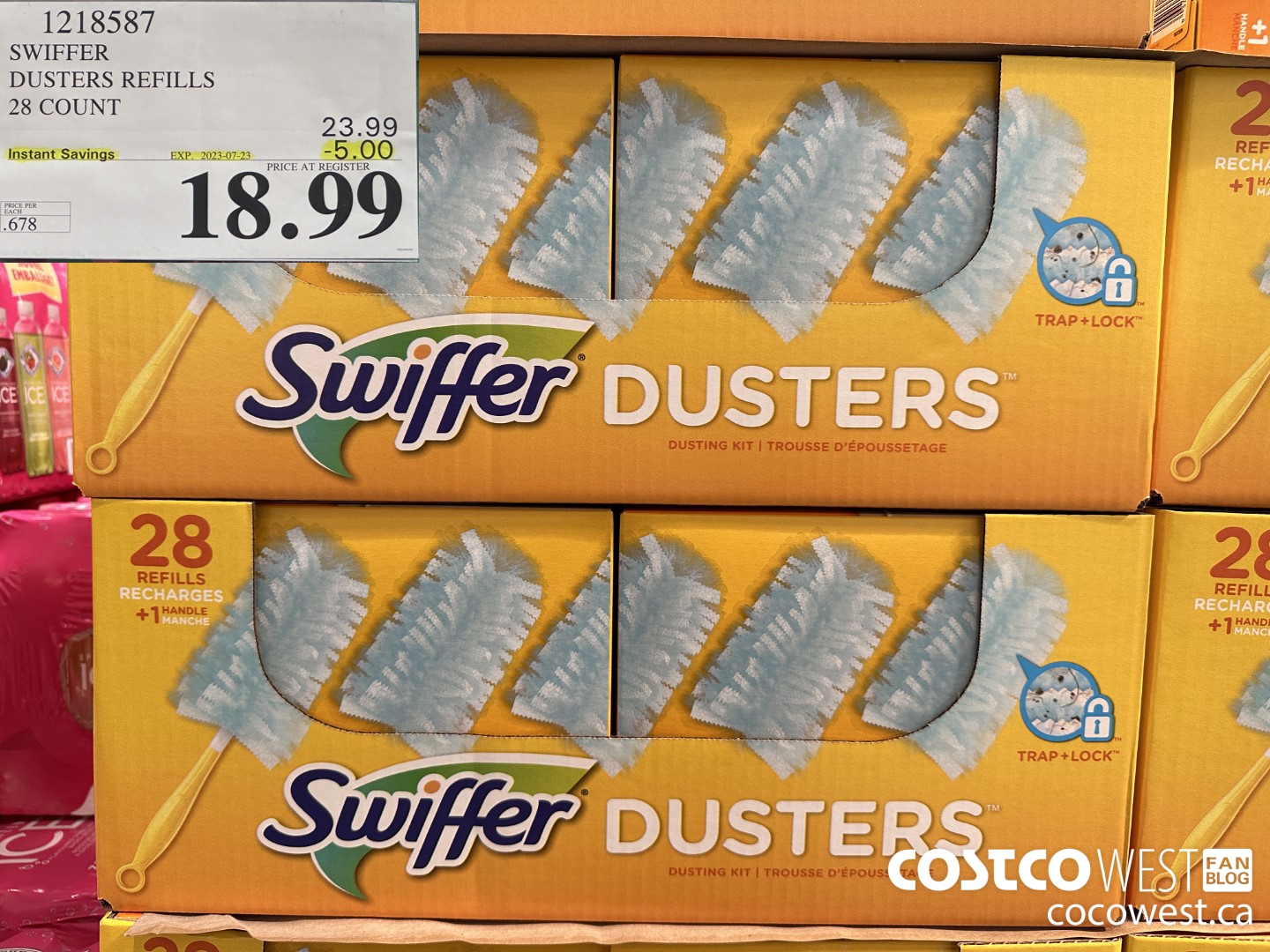 1218587 SWIFFER DUSTERS 28 COUNT ($5.00 INSTANT SAVINGS EXPIRES ON 2023-07-23) $18.99