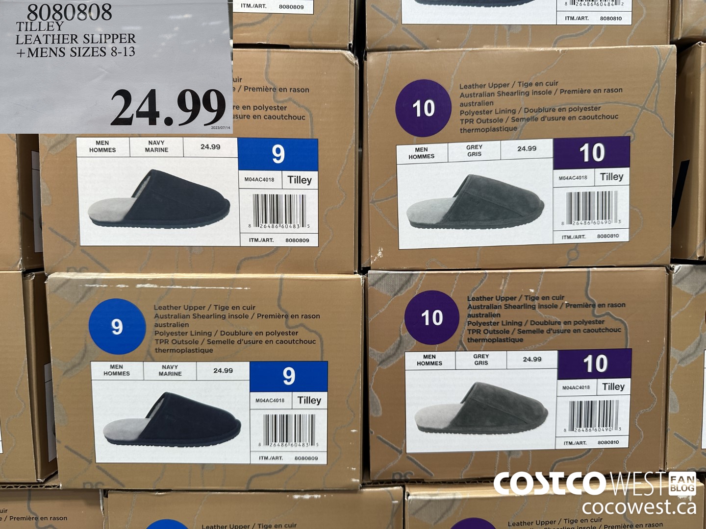 8080808 TILLEY LEATHER SLIPPER MENS SIZES 8-13 $24.99