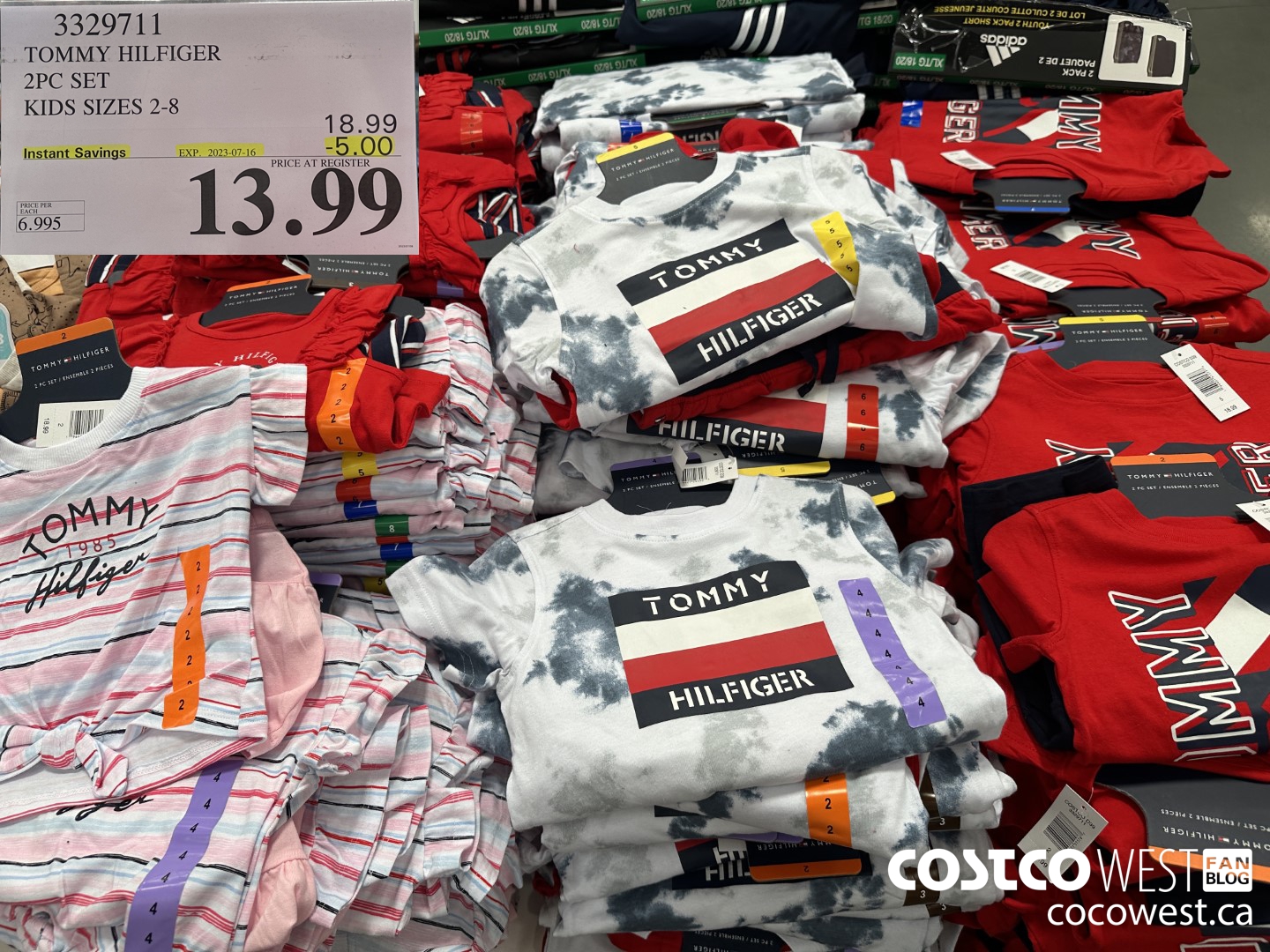 3329711 TOMMY HILFIGER 2PC SET KIDS SIZES 2-8 ($5.00 INSTANT SAVINGS EXPIRES ON 2023-07-16) $13.99