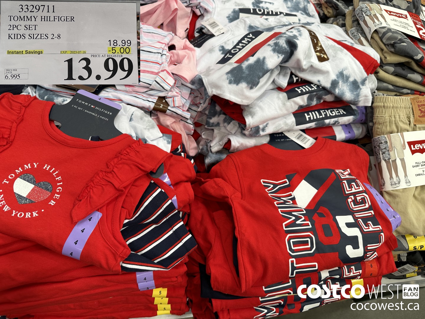 3329711 TOMMY HILFIGER 2PC SET KIDS SIZES 2-8 ($5.00 INSTANT SAVINGS EXPIRES ON 2023-07-16) $13.99