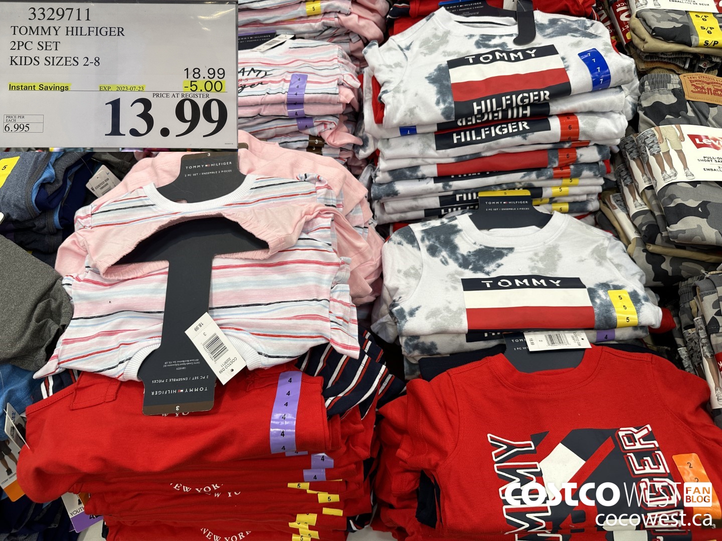 3329711 TOMMY HILFIGER 2PC SET KIDS SIZES 2-8 ($5.00 INSTANT SAVINGS EXPIRES ON 2023-07-23) $13.99