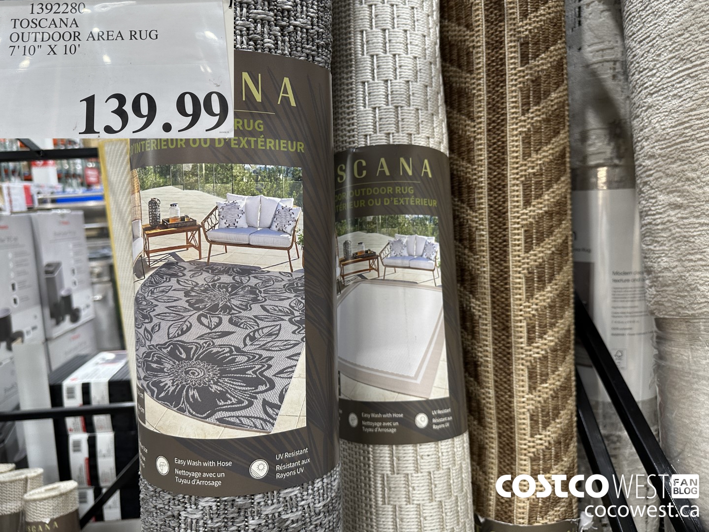 1392280 TOSCANA OUTDOOR AREA RUG 7'10