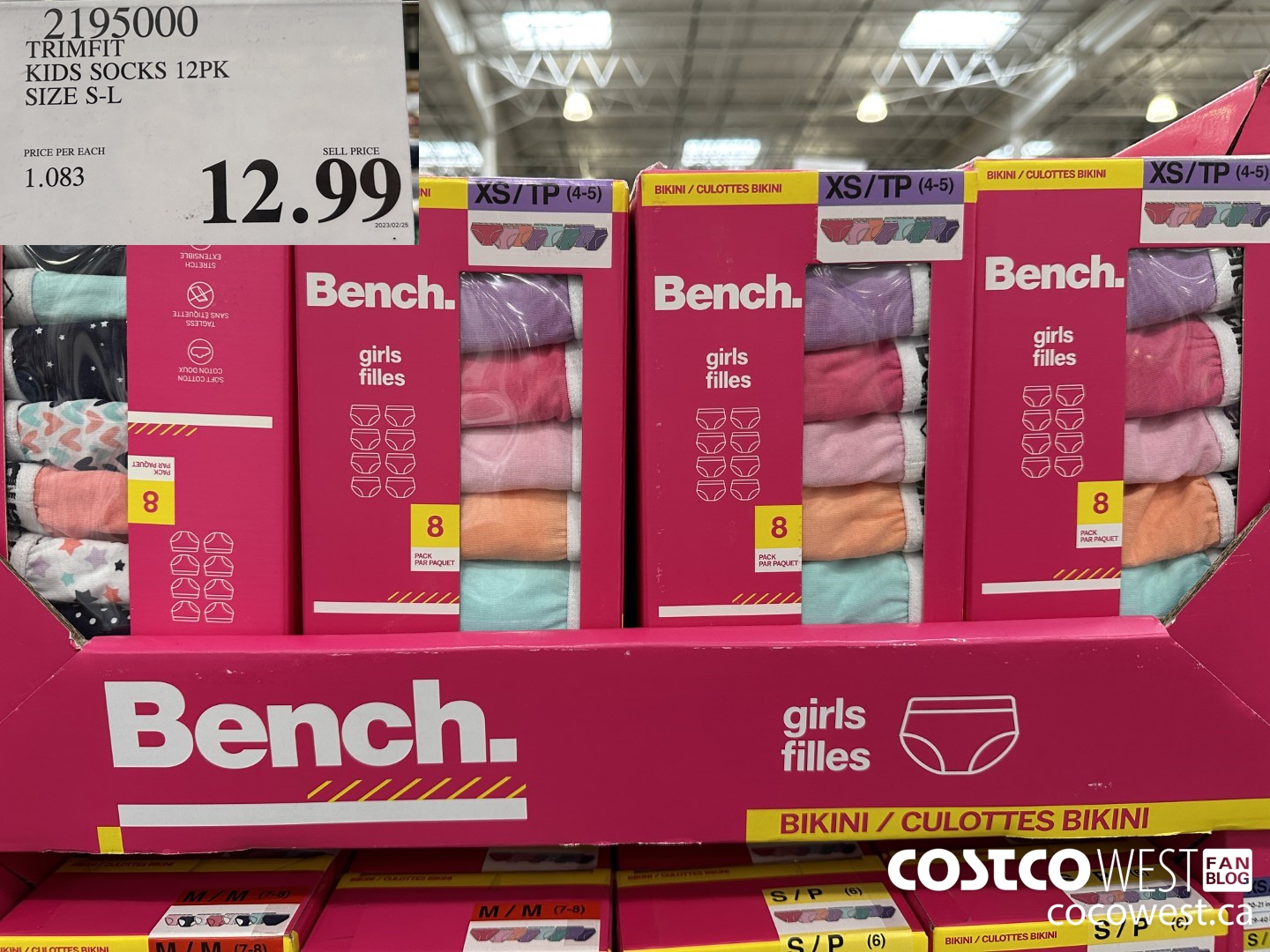 2195000 TRIMFIT KIDS SOCKS 12PK SIZE S-L $12.99