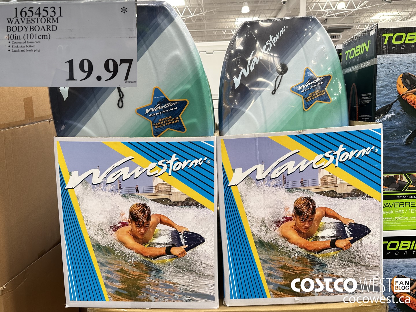 1654531 WAVESTORM BODYBOARD 40IN (101CM) $19.97