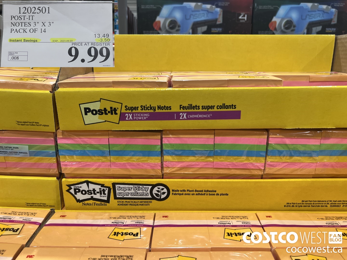 1202501 3M POST-IT NOTES 3