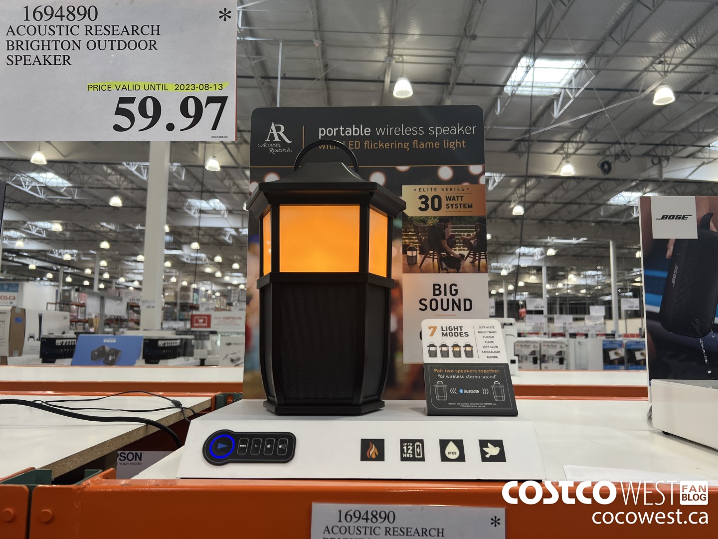 1694890 ACOUSTIC RESEARCH BRIGHTON OUTDOOR SPEAKER (EXPIRES ON 2023-08-13) $59.97