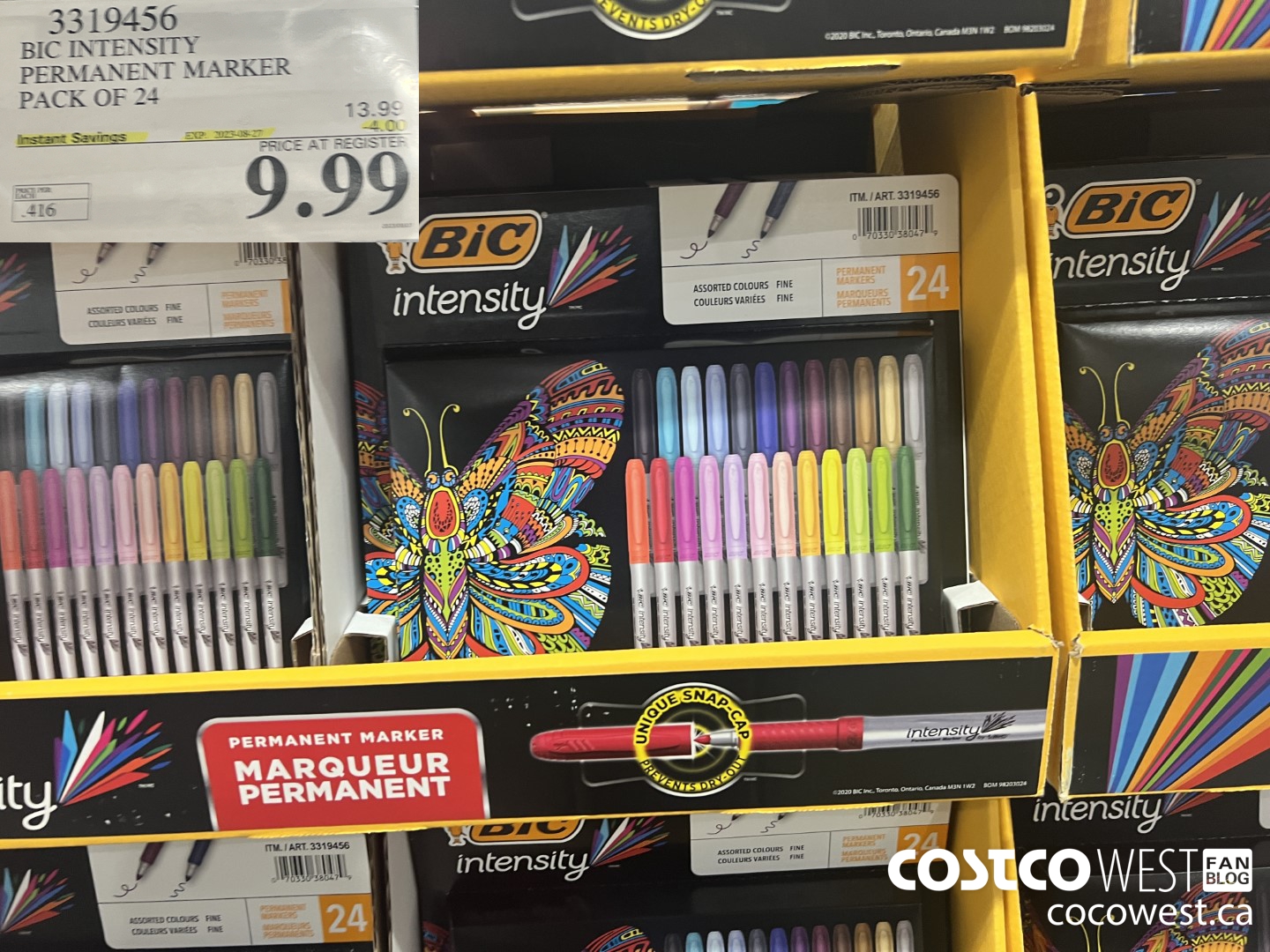 3319456 BIC INTENSITY PERMANENT MARKERS PACK OF 24 ($4.00 INSTANT SAVINGS EXPIRES ON 2023-08-27) $9.99