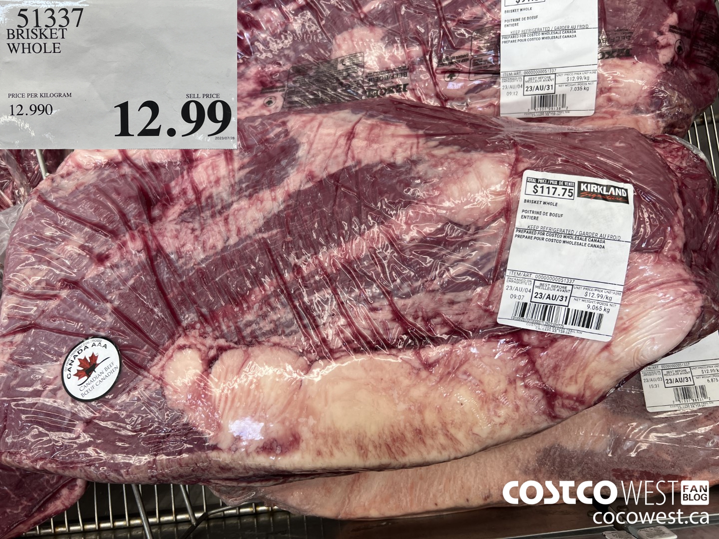 51337 BRISKET WHOLE $12.99