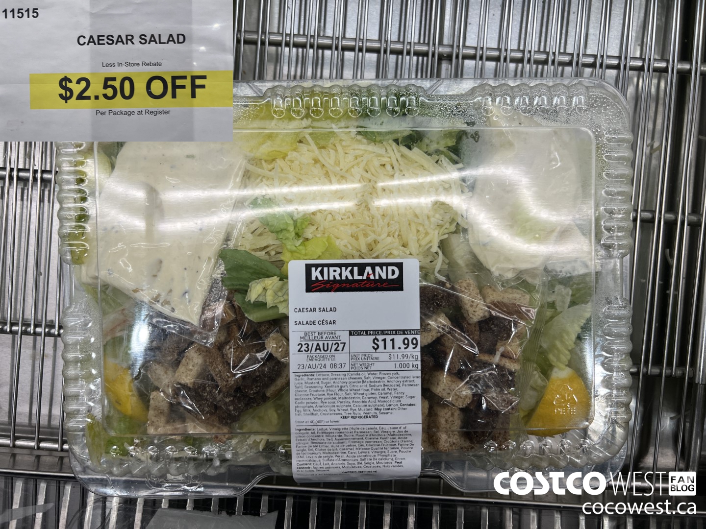11515 CAESAR SALAD ($2.50 INSTANT SAVINGS)