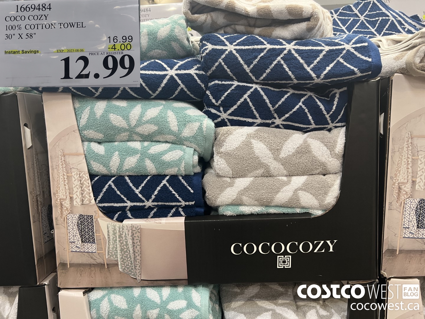 1669484 COCO COZY 100% COTTON TOWEL 30