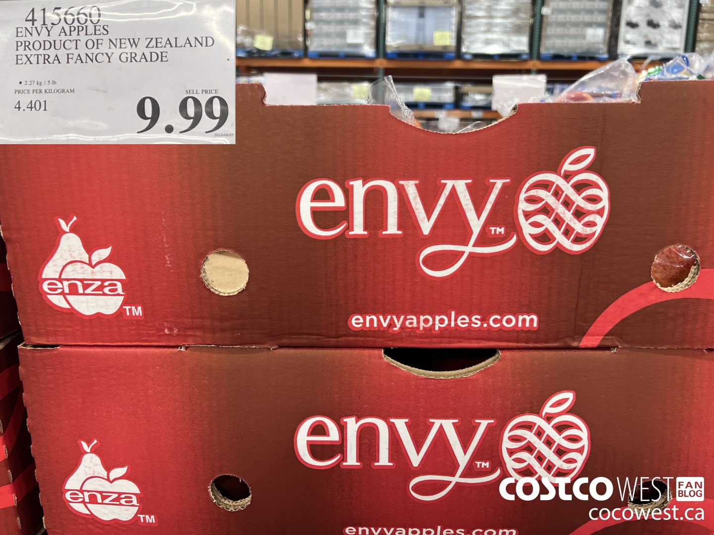 415660 ENVY APPLES PRODUCT OF NEW ZEALAND EXTRA FANCY GRADE $9.99