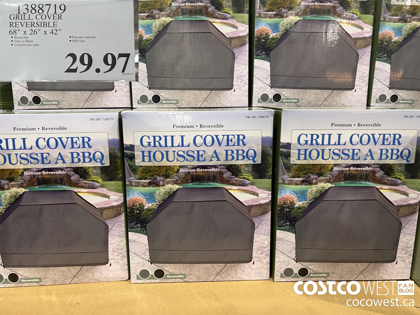 1388719 GRILL COVER REVERSIBLE 68