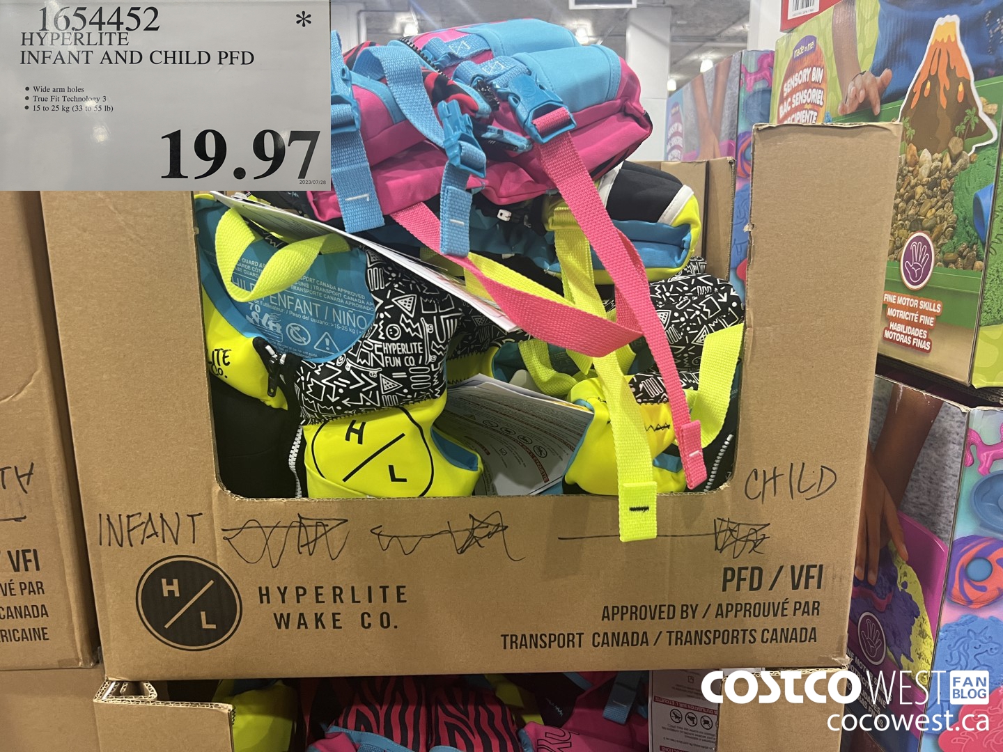1654452 HYPERLITE INFANT AND CHILD PFD $19.97