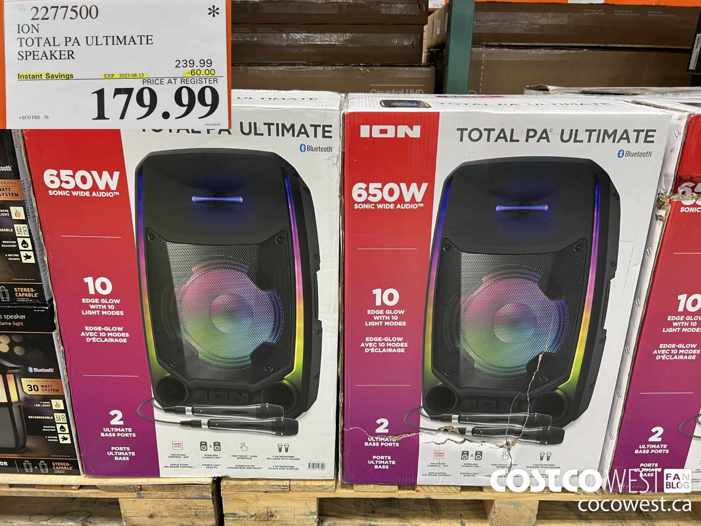 2277500 ION TOTAL PA ULTIMATE SPEAKER ($60.00 INSTANT SAVINGS EXPIRES ON 2023-08-13) $179.99