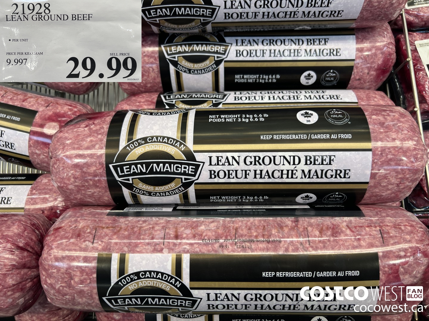 21928 LEAN GROUND BEEF $29.99