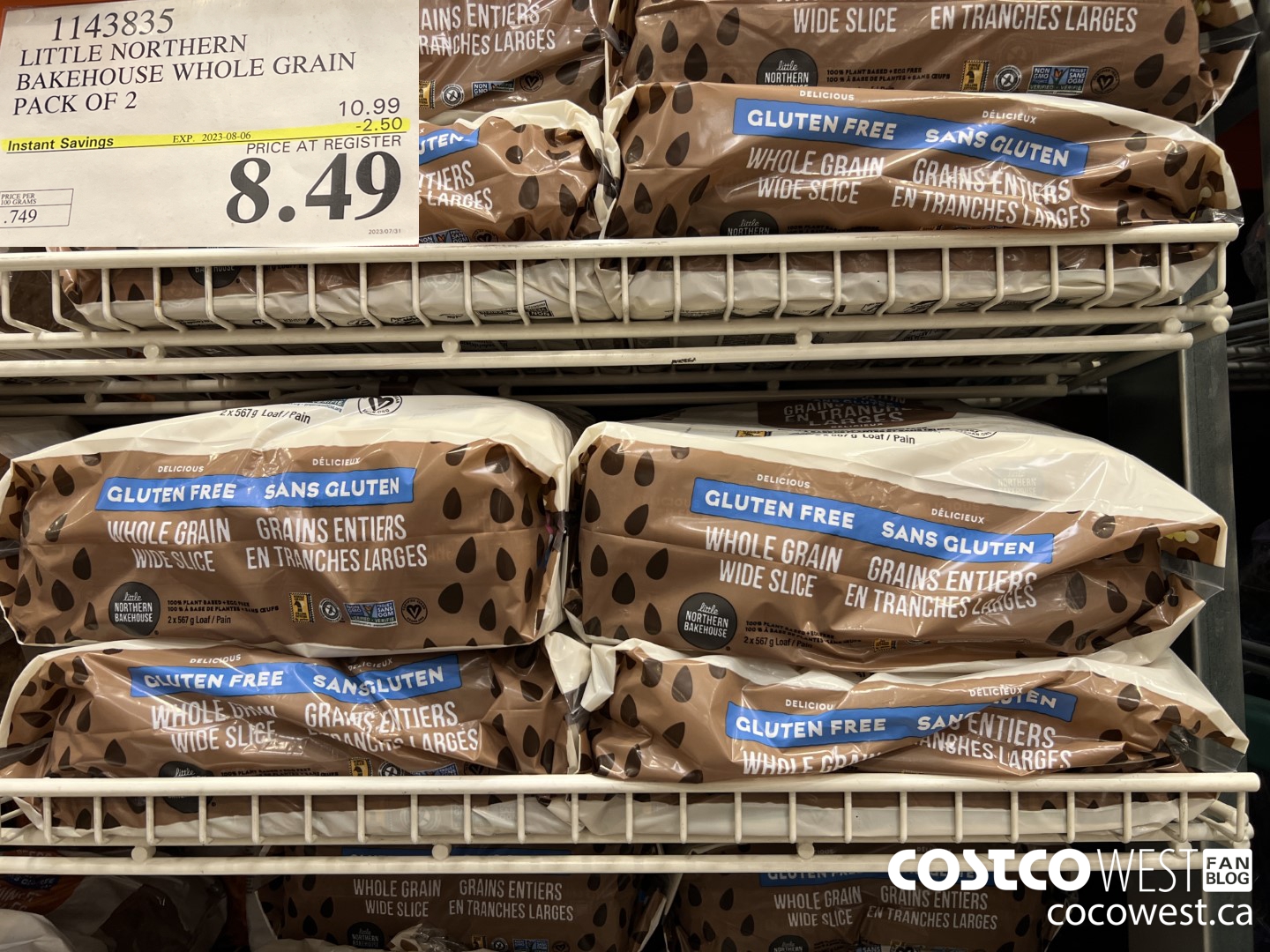 1143835 LITTLE NORTHERN BAKEHOUSE WHOLE GRAIN PACK OF 2  ($2.50 INSTANT SAVINGS EXPIRES ON 2023-08-06) $8.49