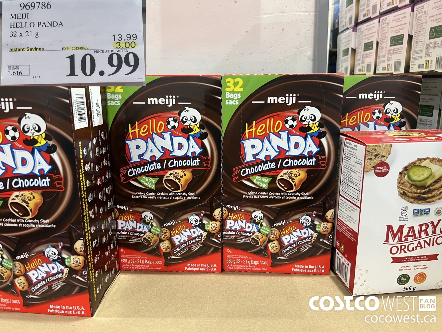 969786 MEIJI HELLO PANDA 32 x 21 g ($3.00 INSTANT SAVINGS EXPIRES ON 2023-08-27) $10.99