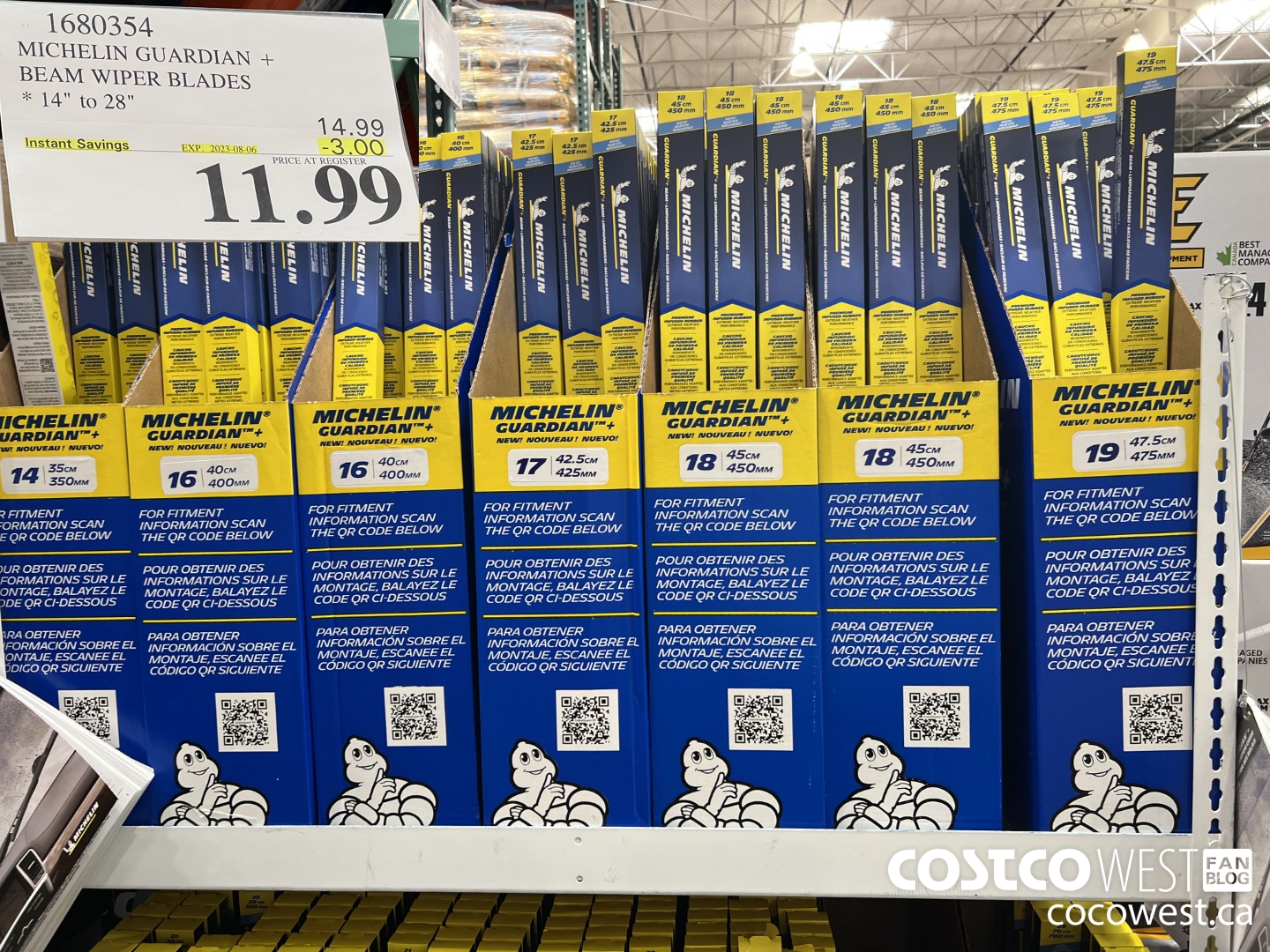 1680354 MICHELIN GUARDIAN + BEAM WIPER BLADES 14