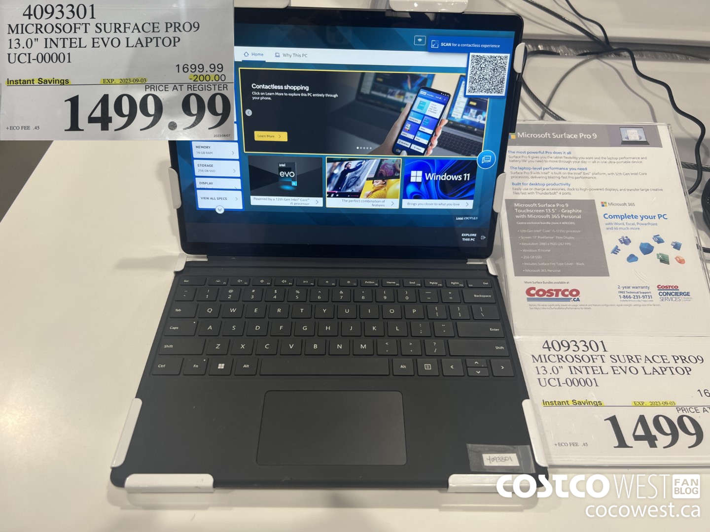 4093301 MICROSOFT SURFACE PRO9 13.0